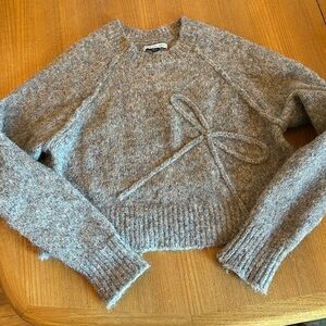 American Eagle Bow Detail Sweater - Size Small